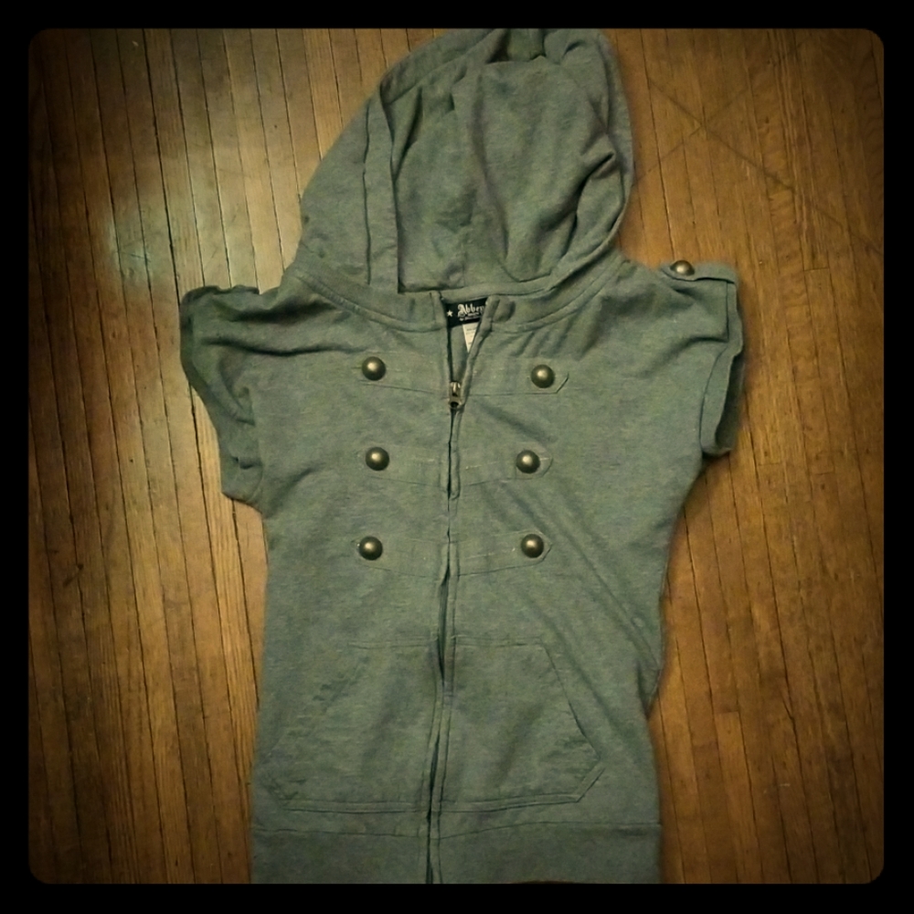Hooded Military Parade-Style Vest